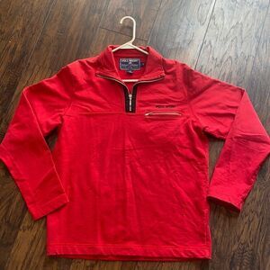 Vtg Polo sport 1/4 zip sweatshirt size S red EUC